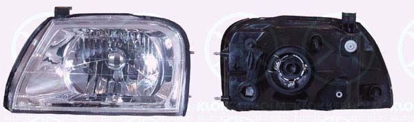 KLOKKERHOLM Headlight 37820144 MITSUBISHI LANCER KLOKKERHOLM headlights 37820144