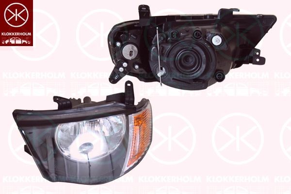 KLOKKERHOLM Headlight 37830142 MITSUBISHI LANCER KLOKKERHOLM headlights 37830142