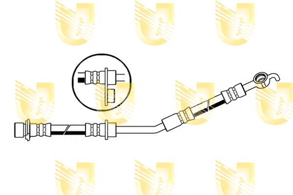 UNIGOM Bremseslange 378404 378404 Bremseslange TOYOTA RAV 4 UNIGOM