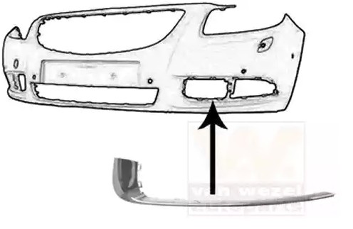 VAN WEZEL Kryt nárazníku 3850581 VAN WEZEL 3850581 Kryt nárazníku Opel Insignia A g09 cena