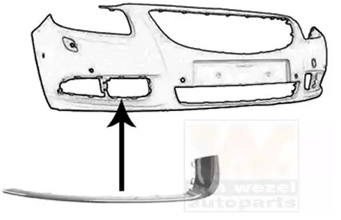 VAN WEZEL Puskurin pinta 3850582 VAN WEZEL 3850582 Insignia A Sports Tourer puskurin lista hinta