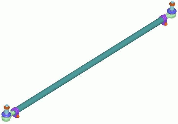LEMFÖRDER Μπάρα τιμονιού 38669 01 38669 01 Μπάρα τιμονιού VOLVO V40 Στέισον βάγκον LEMFÖRDER