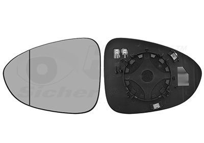 Speilglass, ytterspeil VAN WEZEL 3872837 VAN WEZEL 3872837 Speilglass OPEL ZAFIRA 2017