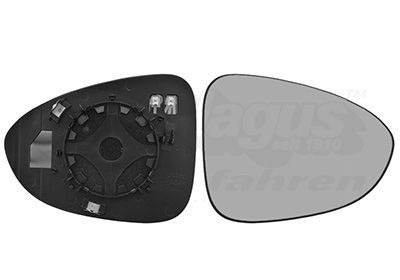 Speilglass, ytterspeil VAN WEZEL 3872838 VAN WEZEL 3872838 Sidespeilglass OPEL ZAFIRA 2017