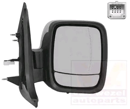 VAN WEZEL Buitenspiegel 3891818 VAN WEZEL 3891818 Buitenspiegels Nissan Tiida C11 prijs