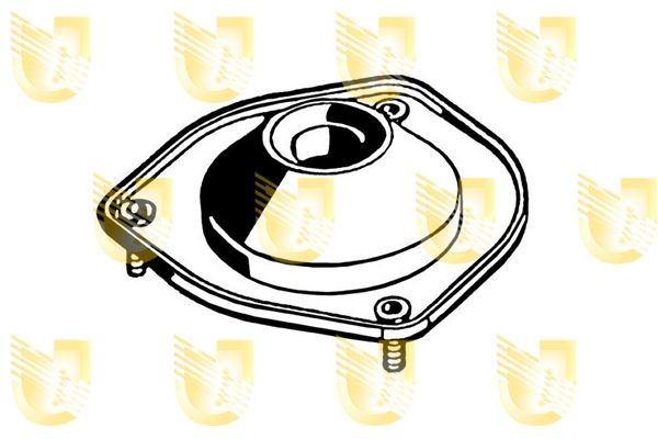 UNIGOM Fjærbeinslager 390020 Støtdemperlager KIA UNIGOM 390020