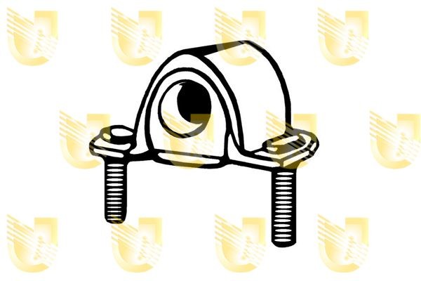 UNIGOM Ulożenie priečneho stabilizátora 390118 Silentblok stabilizátora UNIGOM NISSAN 390118