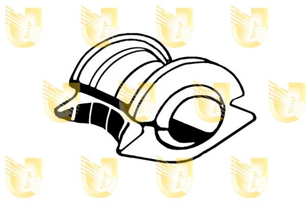 Coussinet de palier, stabilisateur UNIGOM 390175 UNIGOM 390175 Coussinet de barre stabilisatrice FIAT BRAVO 2007