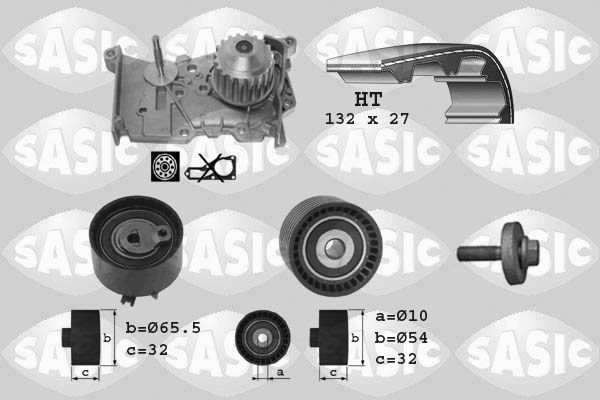 SASIC Wasserpumpe + Zahnriemensatz 3904012 3904012 Zahnriemen + Wasserpumpe RENAULT SANDERO / STEPWAY SASIC kaufen