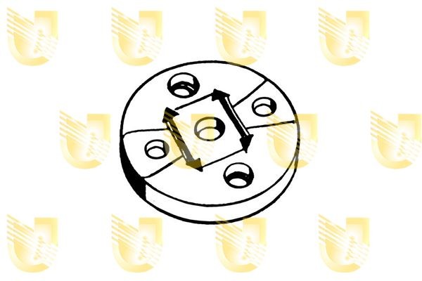 UNIGOM Άρθρωση, κολόνα τιμονιού 391005 Άρθρωση, κολόνα τιμονιού UNIGOM Volkswagen TRANSPORTER 391005