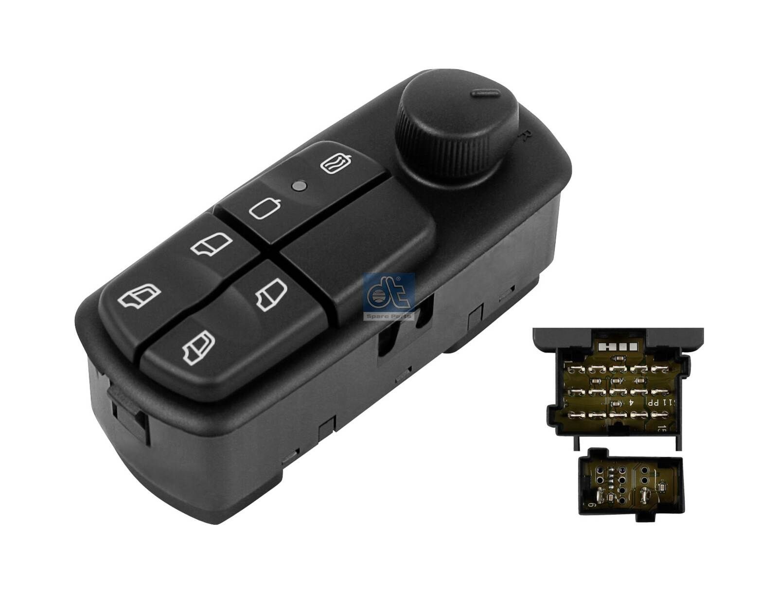 DT Spare Parts Slēdzis, Stikla pacēlājmehānisms 4.65227 Slēdzis stikla pacēlājmehānisms DT Spare Parts 3 4.65227 lēti