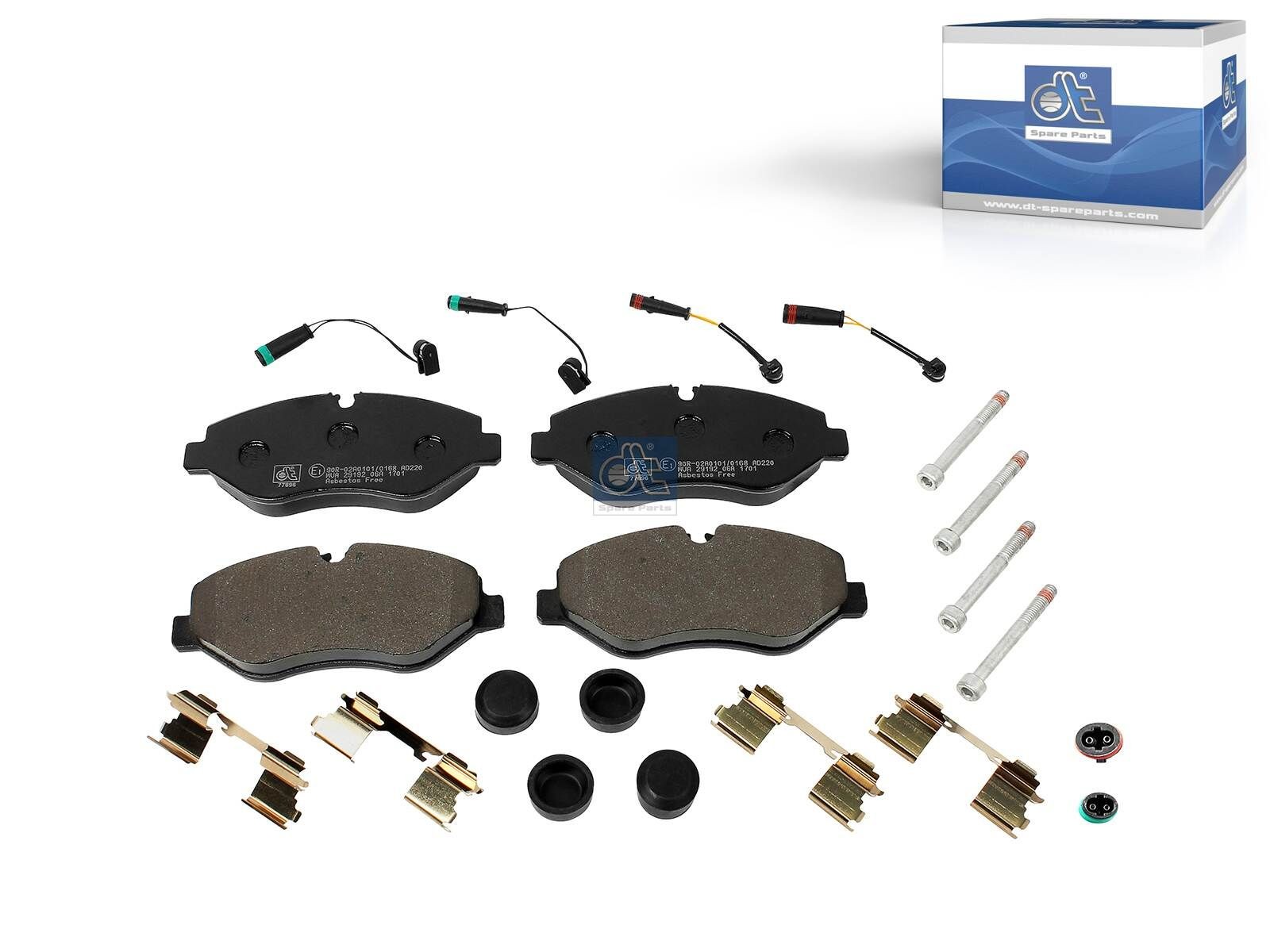 Piduriklotsid DT Spare Parts 4.90938 DT Spare Parts 4.90938: Klotsid Mercedes M-klass 2008
