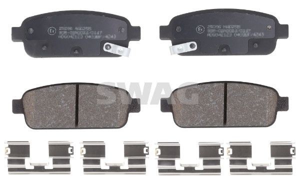 SWAG Bremseklosser 40 91 6894 40 91 6894 Bremsebelegg CHEVROLET CAMARO SWAG