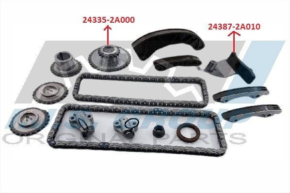 Kit de distribuição IJS GROUP 40-1042FK IJS GROUP 40-1042FK Kit corrente distribuição KIA VENGA 2024