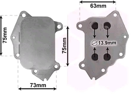 Radiador de óleo, óleo do motor VAN WEZEL 40003396 VAN WEZEL 40003396 Radiador de óleo MAZDA MX-5 2016