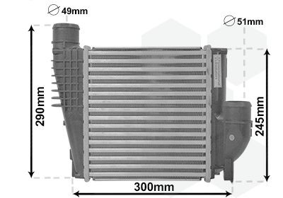 Intercooler VAN WEZEL 40004385 VAN WEZEL 40004385: Intercooler Citroen C5 2019