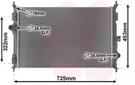 VAN WEZEL Radiateur du moteur 40012386 VAN WEZEL 40012386 Radiateur d'eau TOYOTA Previa / Estima I (XR10, XR20) pas cher