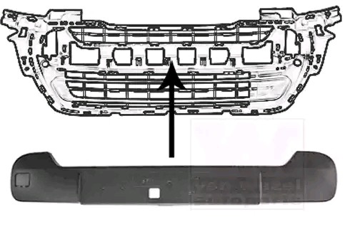 VAN WEZEL Mostrina, Paraurti 4014581 VAN WEZEL 4014581 Mostrina, Paraurti