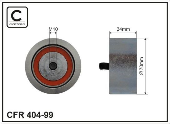 CAFFARO Galoppino / Guidacinghia, Cinghia dentata 404-99 404-99 costo Galoppino / guidacinghia, cinghia dentata CAFFARO Volkswagen TIGUAN