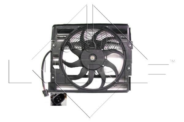 NRF Motoventilateur 47214 NRF 47214 Ventilateur de radiateur BMW E38 à un prix avantageux