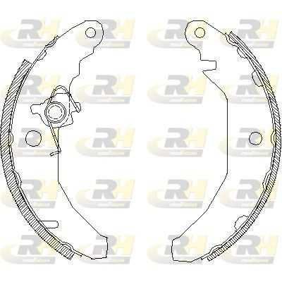 ROADHOUSE Piduriklotside komplekt 4081.00 ROADHOUSE 4081.00 originaal Trummelpidur Ford Fiesta Mk2 hind