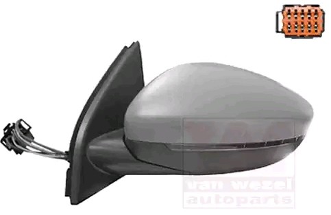 VAN WEZEL Εξωτερικός καθρέπτης 4081827 VAN WEZEL 4081827 Καθρέπτες Peugeot 308 2 τιμες