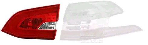 VAN WEZEL Farolim 4081928 Jogo de farolins traseiros VAN WEZEL Peugeot 207 4081928