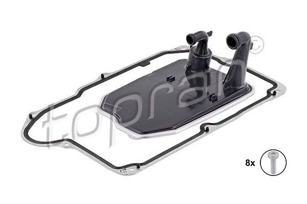 TOPRAN Conjunto do filtro hidráulico, caixa velocidades automática 409 178 Conjunto do filtro hidráulico caixa velocidades automática TOPRAN Nissan ALMERA 409 178