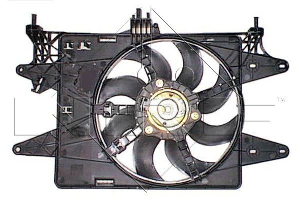 NRF Køleventilator 47232 NRF 47232 originale FIAT Doblo 119 Køleventilator hvad koster