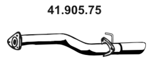 EBERSPÄCHER Σωλήνας εξάτμισης 41.905.75 41.905.75 Σωλήνες εξάτμισης HONDA CRX EBERSPÄCHER