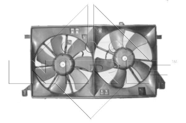 NRF Ventilátor chladenia motora 47290 NRF 47290 Ventilátor chladenia Lexus IS lacné
