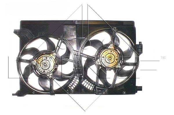 NRF Koelventilator 47316 NRF 47316 Koelventilator TOYOTA YARIS originele