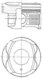 KOLBENSCHMIDT Stempel 41250600 pris Motor stempel Toyota ACR5_, GSR5_ 41250600 KOLBENSCHMIDT