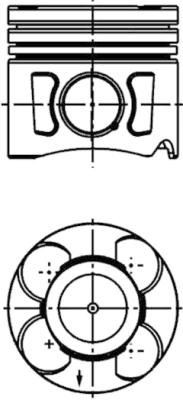KOLBENSCHMIDT Stempel 41289620 KOLBENSCHMIDT 41289620 Opel Tigra Twintop Stempel pris