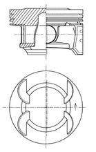 KOLBENSCHMIDT Piston 41492600 KOLBENSCHMIDT 41492600 Piston OPEL Astra Classic Berline (A04) à un prix avantageux