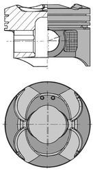KOLBENSCHMIDT Piston 41513620 KOLBENSCHMIDT 41513620 Piston