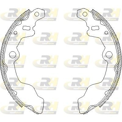 ROADHOUSE Piduriklotside komplekt 4164.00 Trummelpiduriklotsid ROADHOUSE SUBARU 4164.00