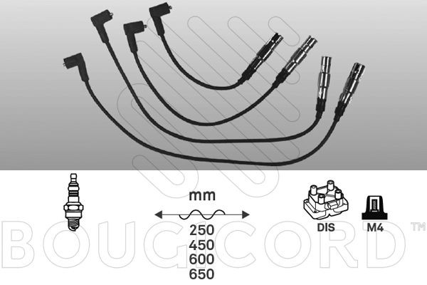 EFI AUTOMOTIVE Σετ καλωδίων υψηλής τάσης 4173 4173 Σετ μπουζοκαλώδια ALFA ROMEO GT EFI AUTOMOTIVE