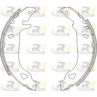 ROADHOUSE Bromsbacksats 4179.00 4179.00 ROADHOUSE bromsbackar LANCIA MUSA