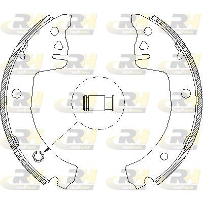 ROADHOUSE Brake Shoe Set 4198.00 4198.00 ROADHOUSE brake shoes for VW BEETLE TYPE 1