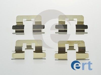 ERT Monteringssett, bremseklosser 420038 ERT Tibehørsett, skivebremse belegg 420038 erfaring