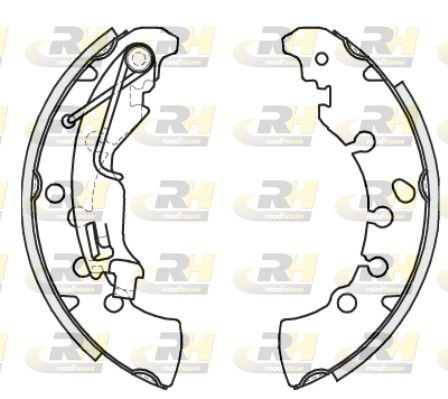 ROADHOUSE Bromsbacksats 4201.00 4201.00 ROADHOUSE bromsbackar LANCIA MUSA