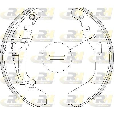 ROADHOUSE Piduriklotside komplekt 4202.00 ROADHOUSE Trummelpiduriklotsid SUBARU 4202.00