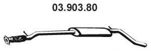 EBERSPÄCHER Uitlaat middendemper 03.903.80 Fiat BRAVO Uitlaat middendemper EBERSPÄCHER 03.903.80