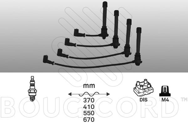 EFI AUTOMOTIVE Tändkabelsats 4206 4206 EFI AUTOMOTIVE tändkabel FIAT TIPO