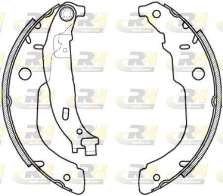 ROADHOUSE Σετ σιαγόνων φρένων 4212.00 4212.00 Σιαγώνες ROADHOUSE PEUGEOT 205