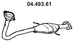 EBERSPÄCHER Catalisador 04.493.61 EBERSPÄCHER 04.493.61 Catalisador