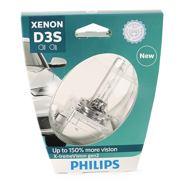 PHILIPS Ksenona spuldze 42403XV2S1 cena Miglas lukturu spuldzes Seat 6K2 42403XV2S1 PHILIPS