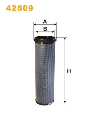 WIX FILTERS Filtro aria secondaria 42609 42609 Filtro aria secondaria WIX FILTERS HYUNDAI ix35 costo