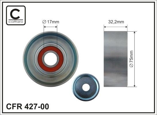 CAFFARO Strammehjul, kilerem 427-00 427-00 Strammehjul FORD USA EDGE CAFFARO
